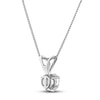 Thumbnail Image 2 of Certified Diamond Solitaire Necklace 1/4 ct tw Round 18K White Gold (SI2/I)