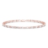 Thumbnail Image 0 of Diamond Bracelet 1 ct tw Round/Baguette-Cut 14K Rose Gold