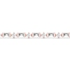 Thumbnail Image 1 of Diamond Bracelet 1 ct tw Round/Baguette-Cut 14K Rose Gold