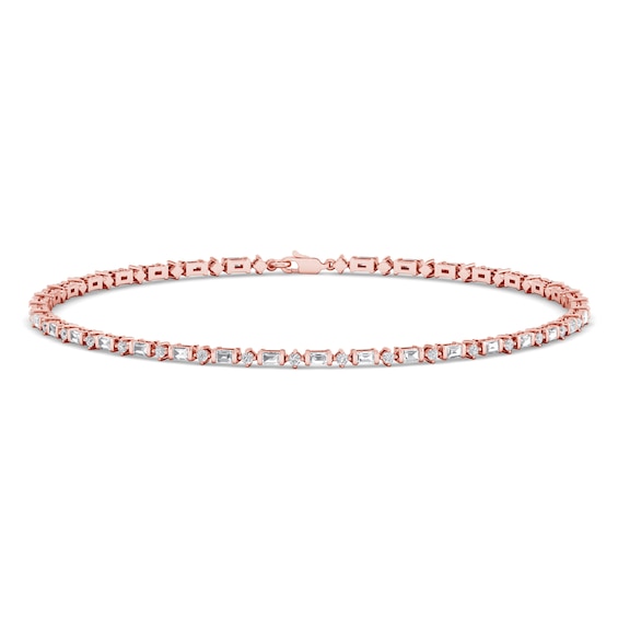 Jared The Galleria Of Jewelry Diamond Bracelet 1/2 ct tw Round 14K Rose Gold