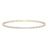 Thumbnail Image 0 of Diamond Tennis Bracelet 1/2 ct tw Round/Baguette-Cut 14K Yellow Gold