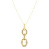 Thumbnail Image 3 of Diamond Necklace 1/4 ct tw Round 10K Yellow Gold