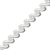 Thumbnail Image 2 of Lab-Grown Diamond Tennis Bracelet 2 ct tw Round 14K White Gold