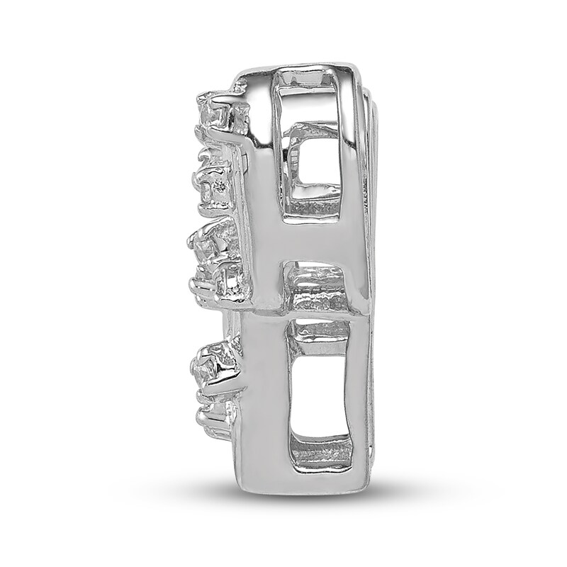 Diamond Fancy Cactus Charm 1/10 ct tw 14K White Gold