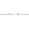 Thumbnail Image 3 of Diamond Necklace 1/2 ct tw Round/Baguette 10K White Gold