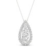 Thumbnail Image 1 of Diamond Necklace 3/4 ct tw Round 10K White Gold