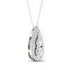 Thumbnail Image 2 of Diamond Necklace 3/4 ct tw Round 10K White Gold