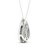 Thumbnail Image 4 of Diamond Necklace 3/4 ct tw Round 10K White Gold