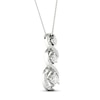 Thumbnail Image 2 of Diamond Necklace 1/3 ct tw Round 10K White Gold