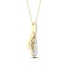 Thumbnail Image 2 of Diamond Necklace 1/2 ct tw Round 10K Yellow Gold