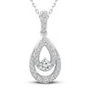 Thumbnail Image 1 of Diamond Necklace 3/4 ct tw Round 10K White Gold