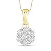 Thumbnail Image 1 of Diamond Necklace 1/4 ct tw Round 14K Yellow Gold 18"