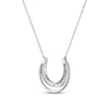 Thumbnail Image 3 of Diamond Necklace 1 ct tw Round 14K White Gold