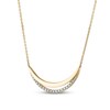Thumbnail Image 2 of Diamond Necklace 1/5 ct tw Round 10K Yellow Gold