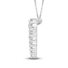 Thumbnail Image 2 of Diamond Heart Necklace 1/2 ct tw Round 14K White Gold