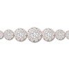 Thumbnail Image 2 of Diamond Bolo Bracelet 1 ct tw Round 10K Rose Gold 7"