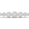 Thumbnail Image 2 of Diamond Bolo Bracelet 1 ct tw Round 10K White Gold 7"