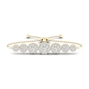 Thumbnail Image 1 of Diamond Bolo Bracelet 1 ct tw Round 10K Yellow Gold 7"