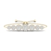 Thumbnail Image 0 of Diamond Bolo Bracelet 1 ct tw Round 10K Yellow Gold 7"