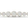 Thumbnail Image 1 of Diamond Bolo Bracelet 1 ct tw Round 10K Yellow Gold 7"