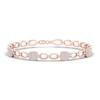 Thumbnail Image 1 of Diamond Bracelet 1/2 ct tw Round 10K Rose Gold 7.25"