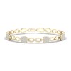 Thumbnail Image 1 of Diamond Bracelet 1/2 ct tw Round 10K Yellow Gold 7.25"