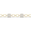 Thumbnail Image 2 of Diamond Bracelet 1/2 ct tw Round 10K Yellow Gold 7.25"