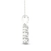 Thumbnail Image 2 of Diamond Pendant Necklace 1/2 ct tw Round 10K White Gold