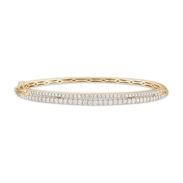 Diamond Smile Bracelet 1-1/2 ct tw Round 14K Yellow Gold
