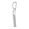 Diamond Charm 1/10 ct tw Round 14K White Gold