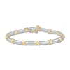 Thumbnail Image 1 of Diamond Bracelet 1/2 ct tw Round 10K Two-Tone Gold