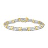 Thumbnail Image 1 of Diamond Bracelet 1 ct tw Round 10K Two-Tone Gold