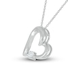 Thumbnail Image 2 of Diamond Necklace 1/20 ct tw Round 10K White Gold 18"