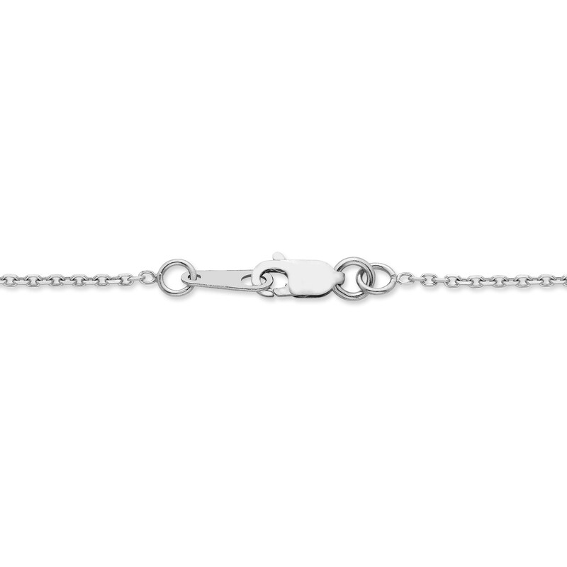 Main Image 3 of Diamond 3-Stone Pendant Necklace 1 ct tw Round 14K White Gold