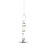 Thumbnail Image 3 of Diamond 3-Stone Heart Pendant Necklace 1/2 ct tw Round 10K White Gold 18"