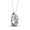 Thumbnail Image 4 of Diamond Pendant Necklace 1/2 ct tw Round 14K White Gold 18&quot;
