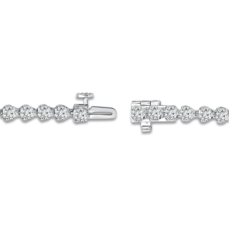 Diamond Tennis Bracelet 5 ct tw Round 14K White Gold