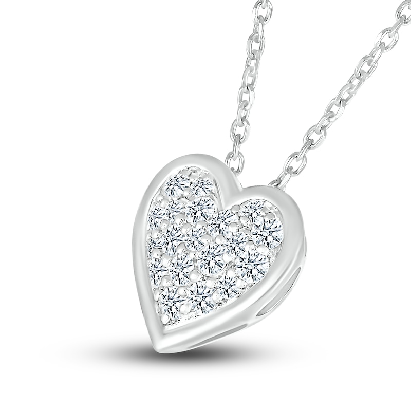 Louis Vuitton 18K Diamond Heart Locket Pendant - 18K White Gold Pendant  Necklace, Necklaces - LOU240531