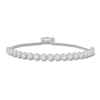 Thumbnail Image 1 of Diamond Bolo Bracelet 2 ct tw Round 14K White Gold 9.5"
