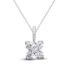 Thumbnail Image 1 of Diamond Necklace 7/8 ct tw Round 14K White Gold 18"