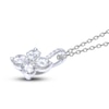 Thumbnail Image 2 of Diamond Necklace 7/8 ct tw Round 14K White Gold 18"