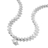 Thumbnail Image 1 of Jared Atelier Diamond Tennis Necklace 33-5/8 ct tw Princess Platinum 17"