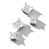 Jared Atelier Diamond Drop Earrings 2-1/2 ct tw Princess Platinum