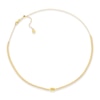 Thumbnail Image 0 of Diamond Choker Necklace 1/20 ct tw Round 14K Yellow Gold