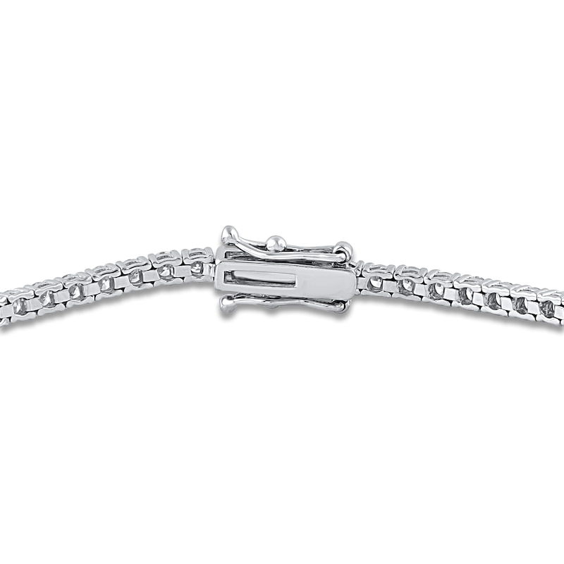 Main Image 3 of Diamond Tennis Bracelet 3-1/2 ct tw Round 14K White Gold