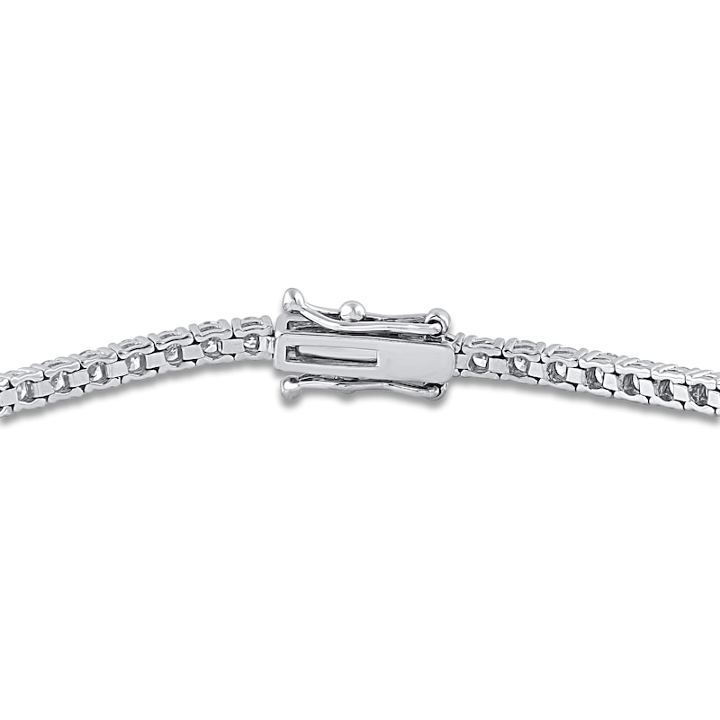 Diamond Tennis Bracelet 3-1/2 ct tw Round 14K White Gold