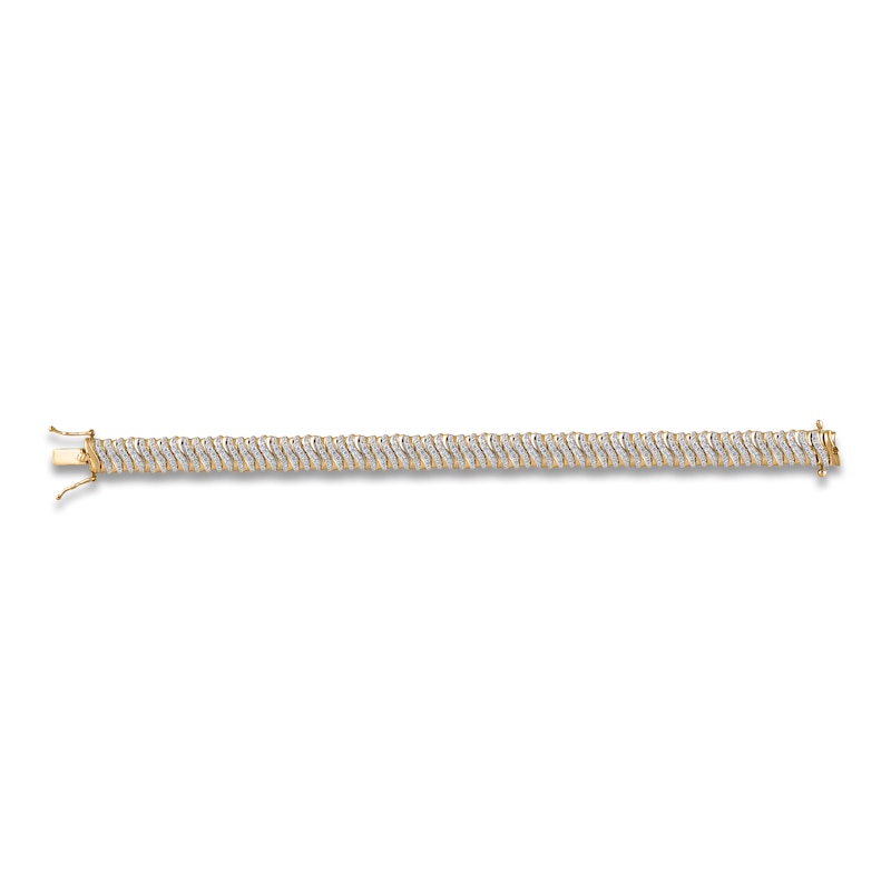 Main Image 2 of Diamond Bracelet 5 ct tw Round 14K Yellow Gold
