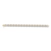 Diamond Tennis Bracelet 3-1/2 ct tw Round/Baguette 14K Yellow Gold