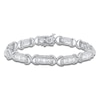 Thumbnail Image 0 of Diamond Tennis Bracelet 5 ct tw Round/Princess/Baguette 14K White Gold