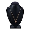 Thumbnail Image 4 of Diamond Bumble Bee Pendant Necklace 1/6 ct tw Round 10K Rose Gold 18"